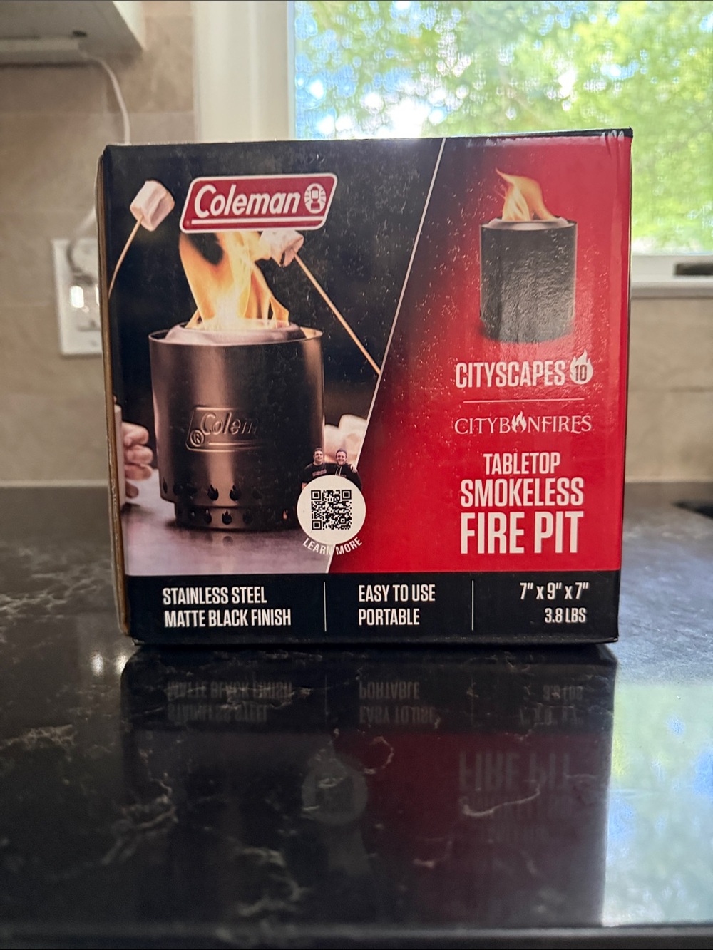 Coleman Cityscapes 10 Tabletop Smokeless Fire Pit